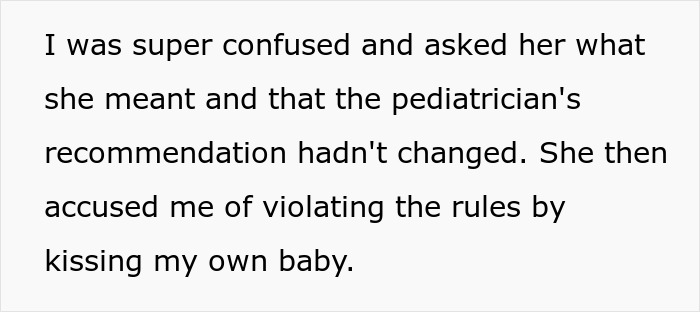 Woman Kisses Her Baby In Front Of MIL While She’s Not Allowed To, Gets Asked To Stop But Refuses