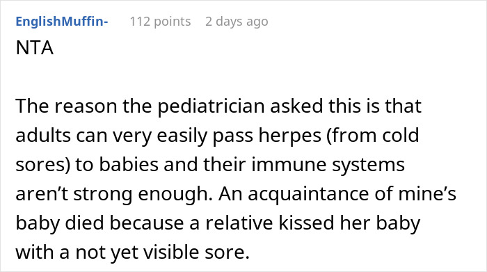 Woman Kisses Her Baby In Front Of MIL While She’s Not Allowed To, Gets Asked To Stop But Refuses