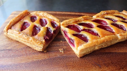 Puff-Pastry Tarts with Stone Fruits and Frangipane