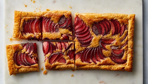 Puff-Pastry Tarts with Stone Fruits and Frangipane